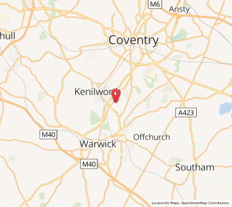 Map of Ashow, EnglandEngland