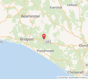 Map of Askerswell, EnglandEngland