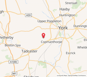 Map of Askham Richard, EnglandEngland