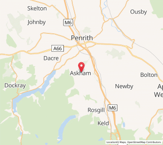 Map of Askham, EnglandEngland