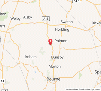 Map of Aslackby, EnglandEngland