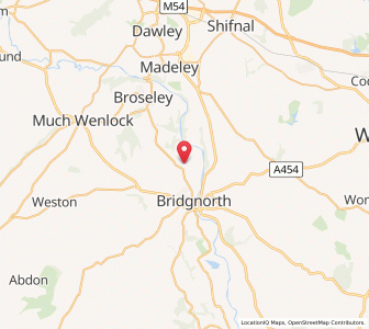 Map of Astley Abbots, EnglandEngland