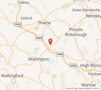 Map of Aston Rowant, EnglandEngland