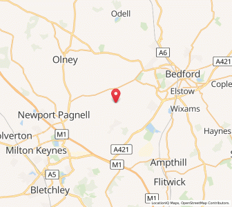 Map of Astwood, EnglandEngland