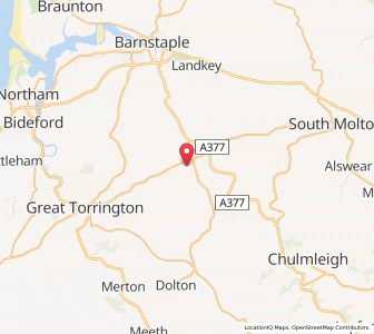 Map of Atherington, EnglandEngland