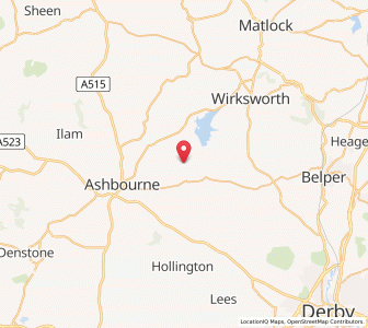Map of Atlow, EnglandEngland