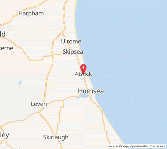 Map of Atwick, EnglandEngland