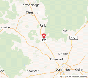 Map of Auldgirth, ScotlandScotland