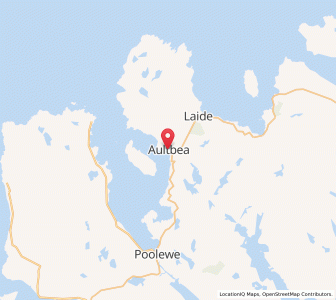 Map of Aultbea, ScotlandScotland