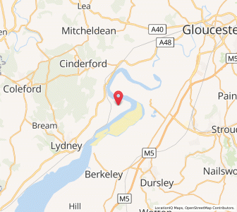 Map of Awre, EnglandEngland