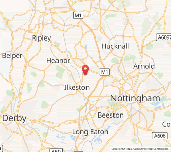 Map of Awsworth, EnglandEngland