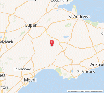 Map of Backmuir of New Gilston, ScotlandScotland