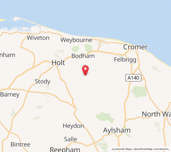Map of Baconsthorpe, EnglandEngland