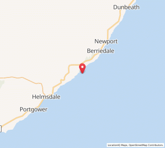 Map of Badbea, ScotlandScotland