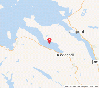 Map of Badrallach, ScotlandScotland