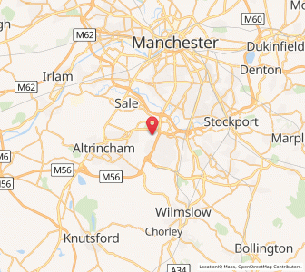 Map of Baguley, EnglandEngland