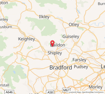 Map of Baildon, EnglandEngland