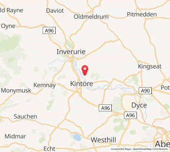 Map of Balbithan, ScotlandScotland
