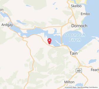 Map of Balblair, ScotlandScotland