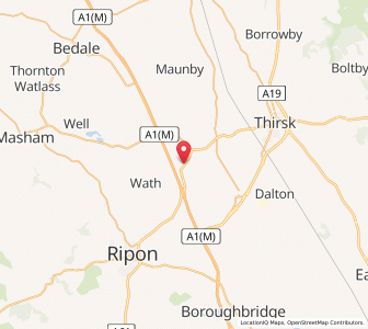 Map of Baldersby, EnglandEngland