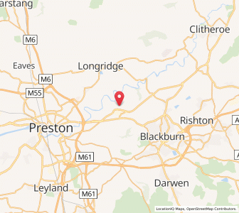 Map of Balderstone, EnglandEngland