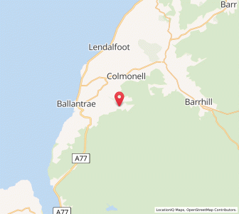 Map of Balkissock, ScotlandScotland