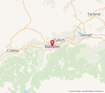Map of Ballater, ScotlandScotland