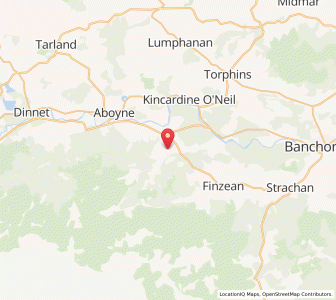 Map of Ballogie, ScotlandScotland
