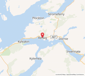 Map of Balmacara, ScotlandScotland