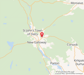 Map of Balmaclellan, ScotlandScotland
