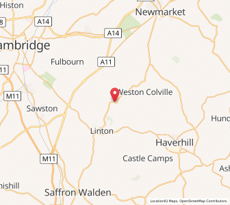 Map of Balsham, EnglandEngland