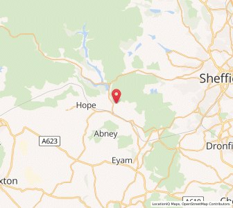 Map of Bamford, EnglandEngland