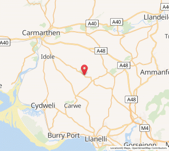 Map of Bancffosfelen, WalesWales