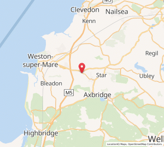 Map of Banwell Castle, EnglandEngland