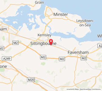 Map of Bapchild, EnglandEngland