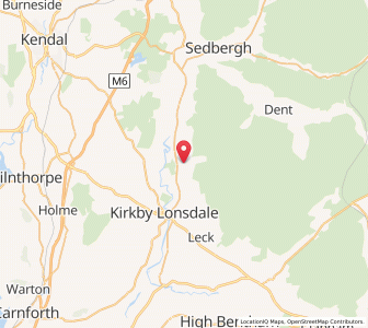 Map of Barbon, EnglandEngland