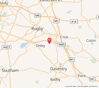 Map of Barby, EnglandEngland