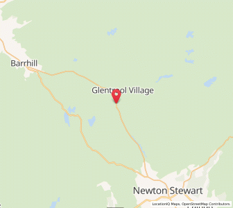 Map of Bargrennan, ScotlandScotland