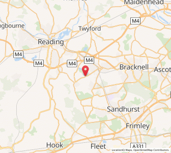 Map of Barkham, EnglandEngland