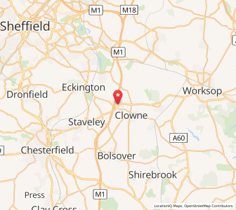 Map of Barlborough, EnglandEngland