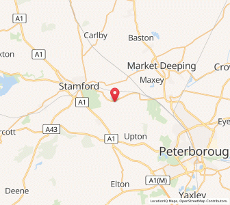 Map of Barnack, EnglandEngland