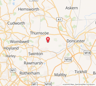 Map of Barnbrough, EnglandEngland