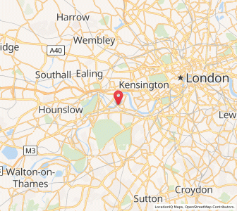 Map of Barnes, EnglandEngland