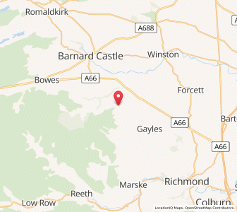 Map of Barningham, EnglandEngland