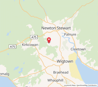 Map of Barraer, ScotlandScotland