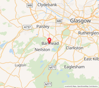 Map of Barrhead, ScotlandScotland