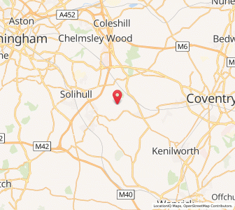 Map of Barston, EnglandEngland