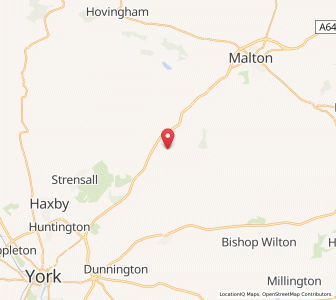 Map of Barton le Willows, EnglandEngland