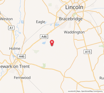 Map of Bassingham, EnglandEngland