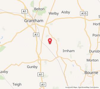 Map of Bassingthorpe, EnglandEngland